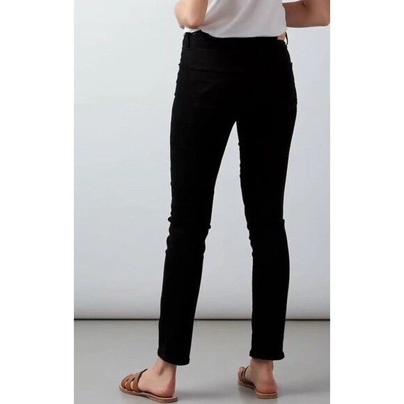 CITIZENS OF HUMANITY SKYLA MID RISE CIGARETTE LEG JEANS PLUSH BLACK NWT $198 24 - Picture 2 of 15